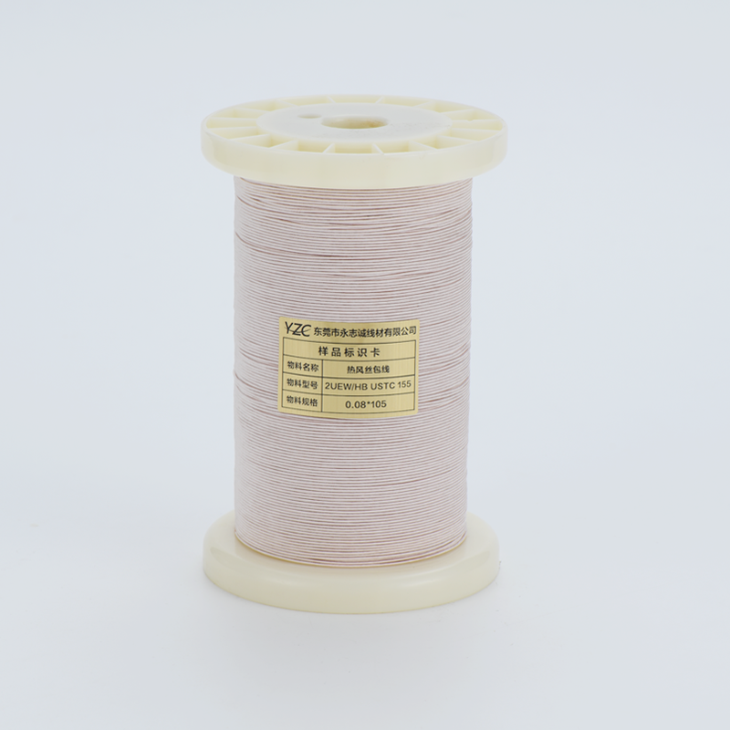 Hot air silk covered wire